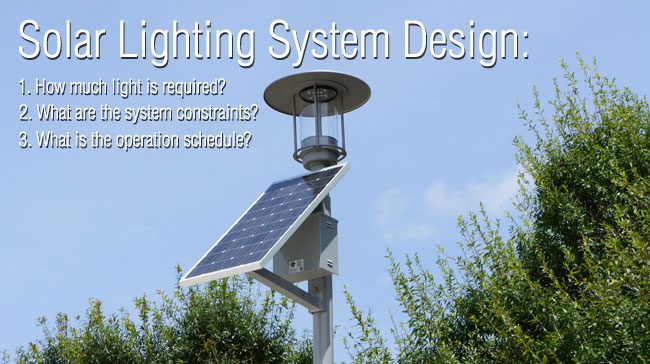 太阳能照明系统设计