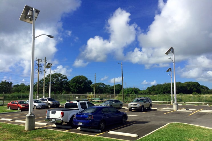 停车场太阳能室外照明系统