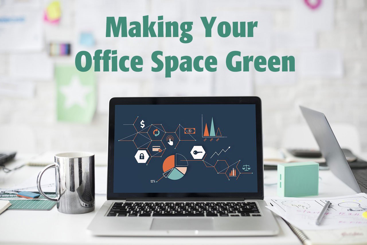 绿色办公室信息图表